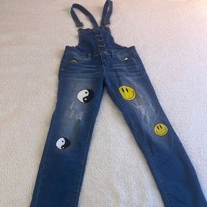 Hand painted overalls